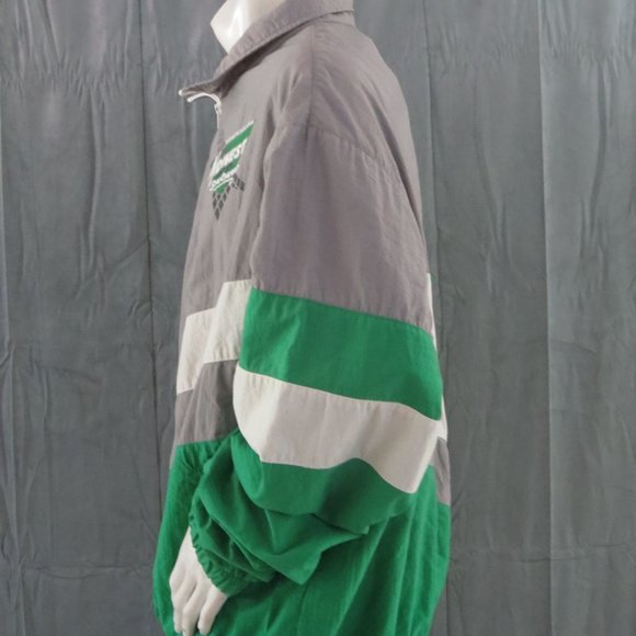 Saskatchewan Roughiders Jacker (VTG) - Colour Block by Midwest Sports - Mens 2XL - Picture 4 of 10
